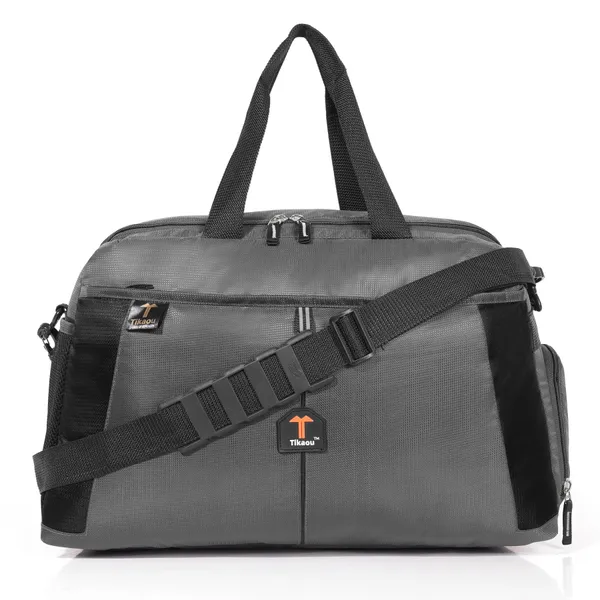 Steel_Grey_1000_Denier_Nylon_Organizer_Bag_For_Travel,_Gym_&_Weekend_Trips