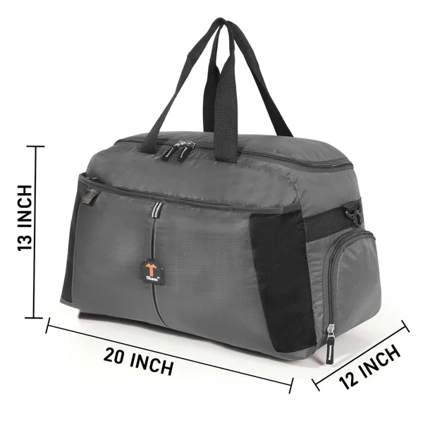 Steel_Grey_1000_Denier_Nylon_Organizer_Bag_For_Travel,_Gym_&_Weekend_Trips