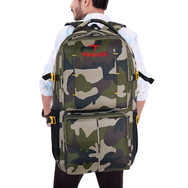Green_Army_Style_Hiking_&_Trekking_Travel_Backpack_–_25_Inch
