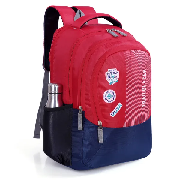Red_Backpack_With_Rain_Cover_For_College_&_School