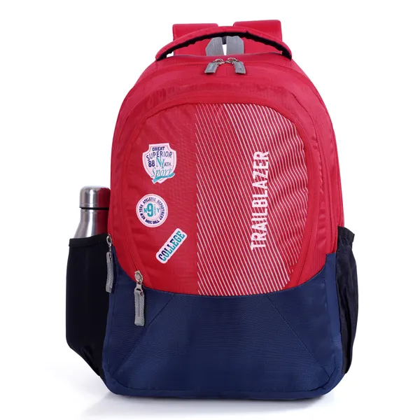Red_Backpack_With_Rain_Cover_For_College_&_School