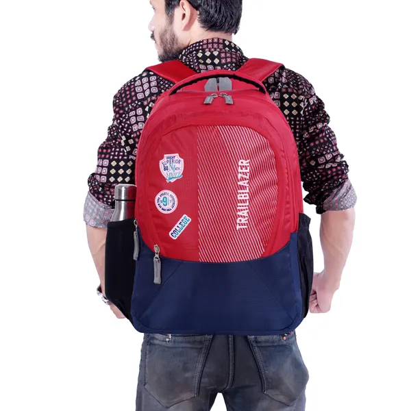 Red_Backpack_With_Rain_Cover_For_College_&_School