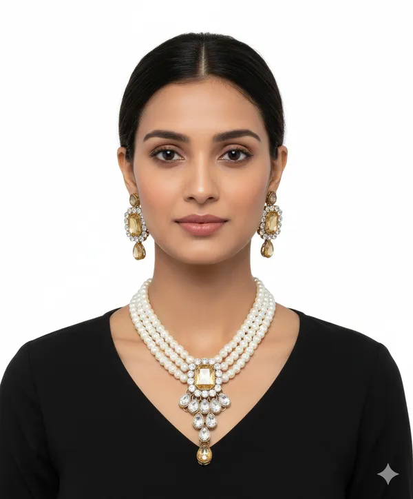 Gold_Premium_Alloy_Earrings_&_Necklace_Jewellery_Set_For_Women