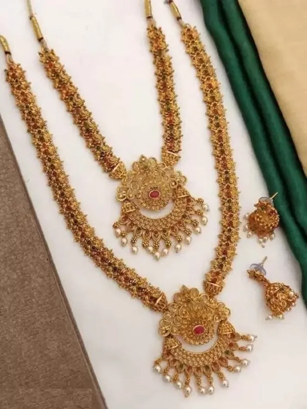 Gold_Premium_Alloy_Earrings_&_Necklace_Jewellery_Set_For_Women_(Pack_Of_2)