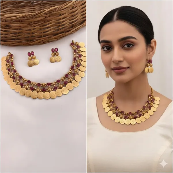 Red_Premium_Alloy_Earrings_&_Necklace_Jewellery_Set_For_Women