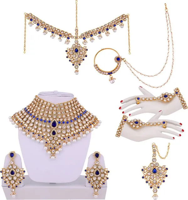 Blue_Premium__Copper_Jewellery_Set_For_Women