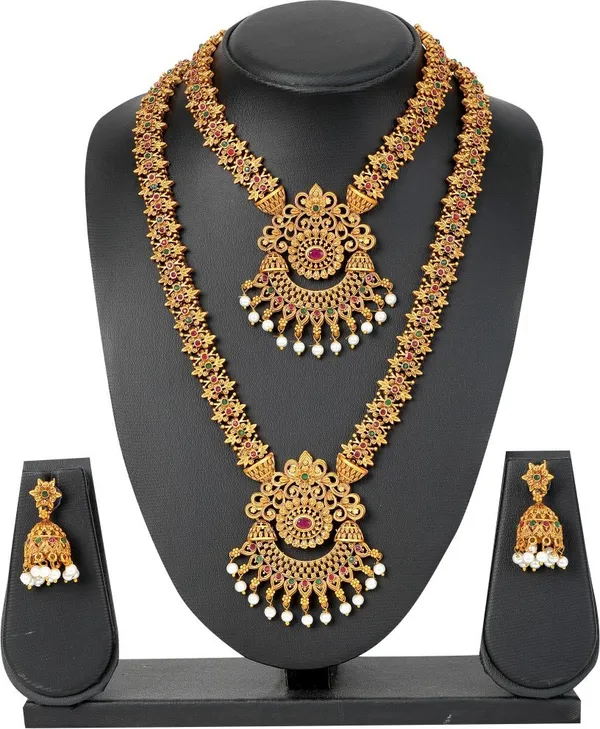 Gold_Premium_Alloy_Earrings_&_Necklace_Jewellery_Set_For_Women