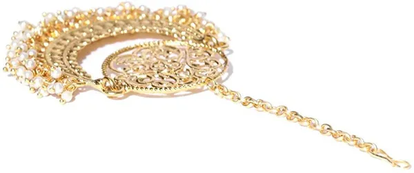 Gold_Premium_Alloy_Earrings_&_Maang_Tikka_Jewellery_Set_For_Women