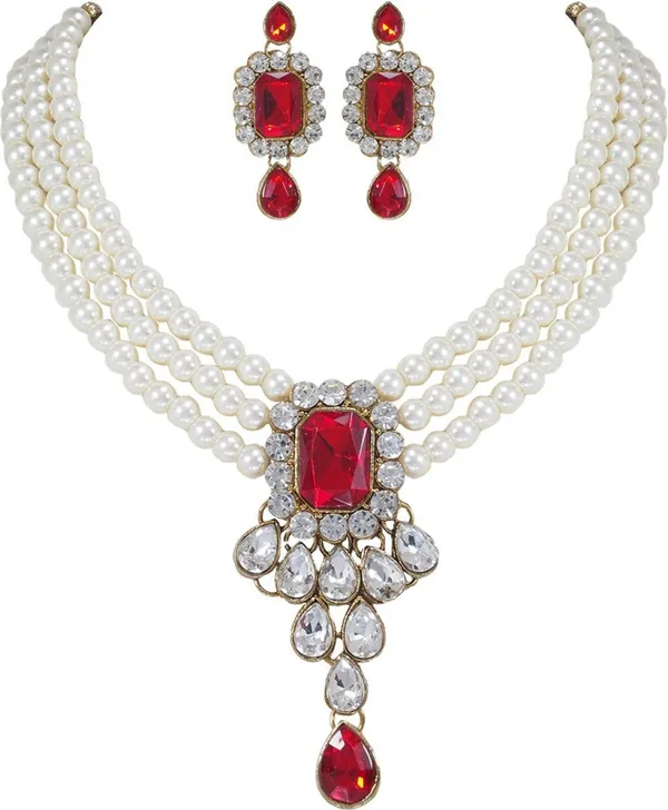 Red_Premium_Alloy_Earrings_&_Necklace_Jewellery_Set_For_Women