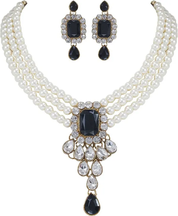 Black_Premium_Alloy_Earrings_&_Necklace_Jewellery_Set_For_Women