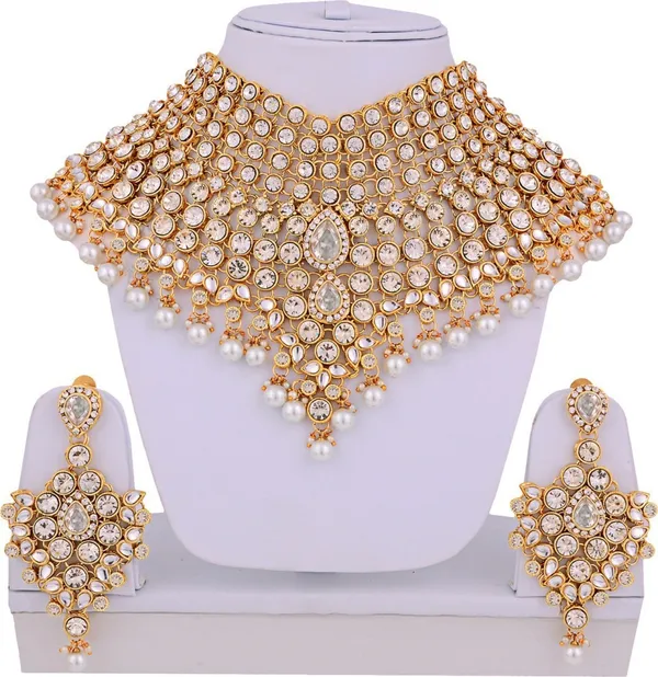 White_Premium__Copper_Jewellery_Set_For_Women