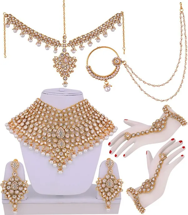 White_Premium__Copper_Jewellery_Set_For_Women