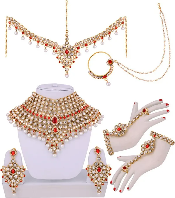 Red_Premium__Copper_Jewellery_Set_For_Women