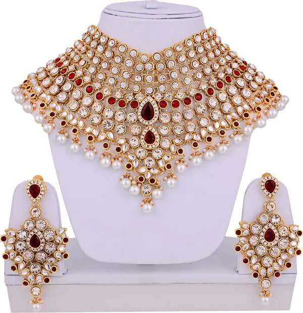 Maroon_Premium__Copper_Jewellery_Set_For_Women