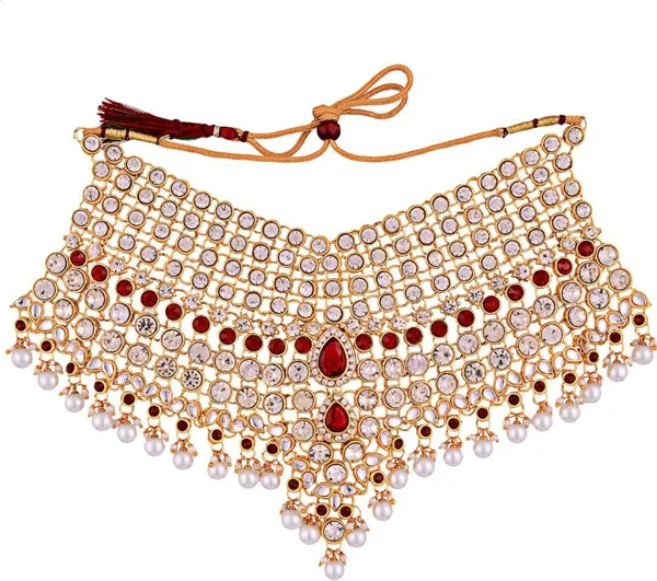 Maroon_Premium__Copper_Jewellery_Set_For_Women