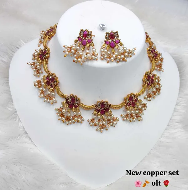 Red_Premium_Alloy_Earrings_&_Necklace_Jewellery_Set_For_Women_(Pack_Of_2)