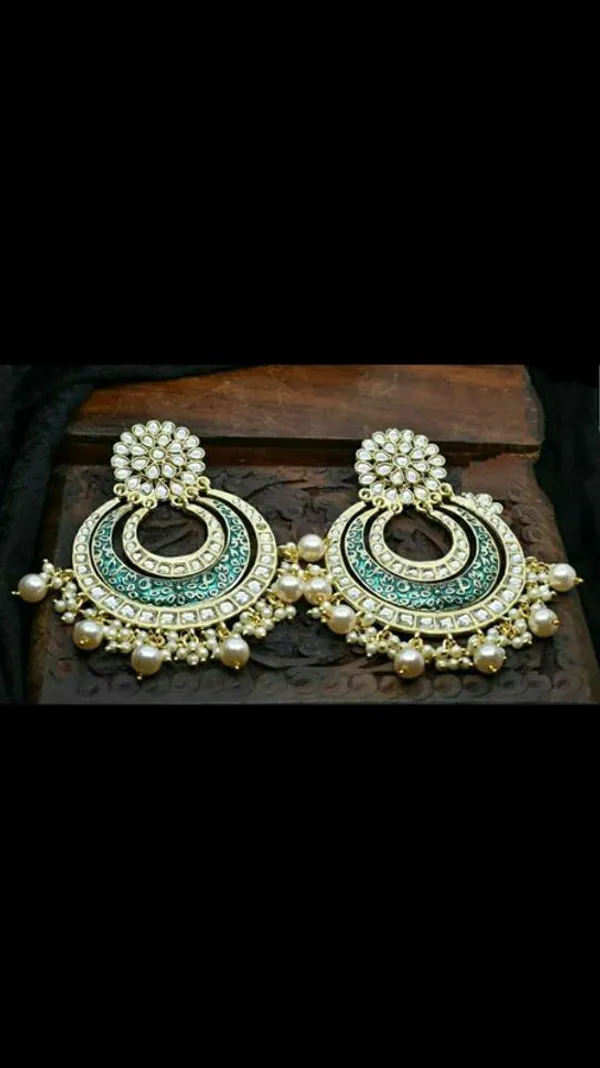 Turquoise___Alloy_Earrings_Set_For_Women