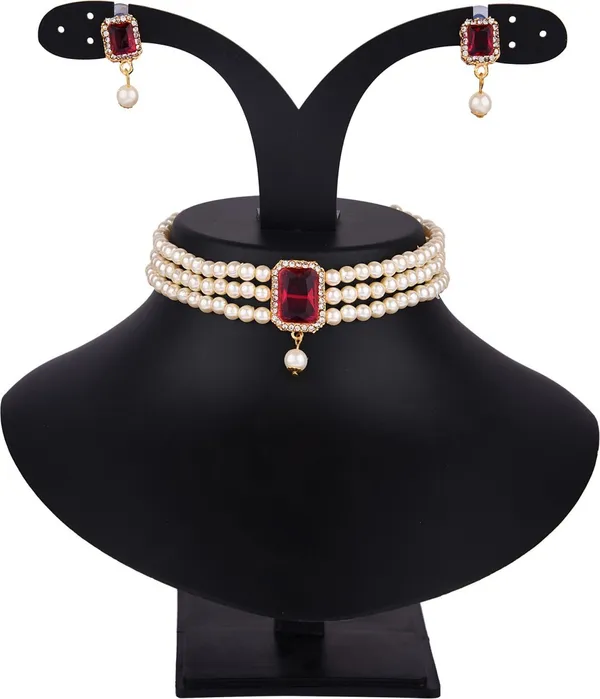 Red_Premium_Alloy_Necklace,_Pendant_&_Earrings_Jewellery_Set_For_Women