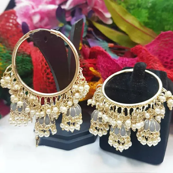 Grey__Brass_Jhumka_Earrings_For_Women