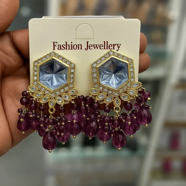 Gold_Chandbali_Clip-on_Earring__For_Women