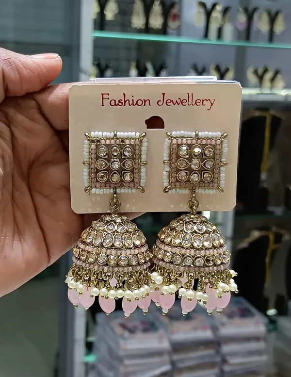 White_Chandbali_Clip-on_Earring__For_Women