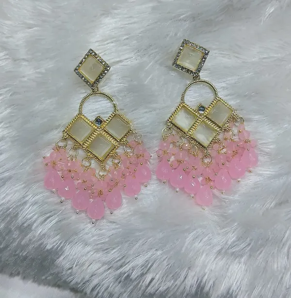 Pink_Chandbali_Clip-on_Earring__For_Women