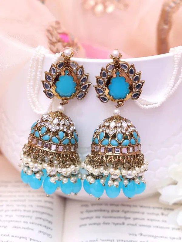 Blue_Chandbali_Clip-on_Earring__For_Women