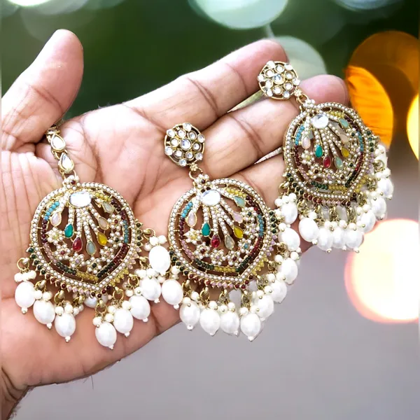 Red_Chandbali_Clip-on_Earring__For_Women