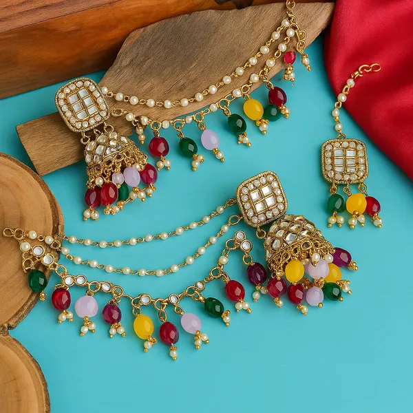 White_Chandbali_Clip-on_Earring__For_Women