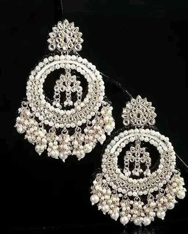 White_Chandbali_Clip-on_Earring__For_Women