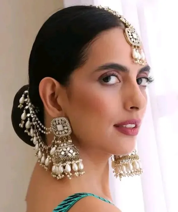 White_Chandbali_Clip-on_Earring__For_Women