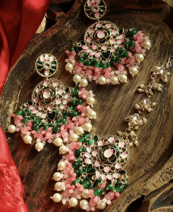 Green_Chandbali_Clip-on_Earring__For_Women