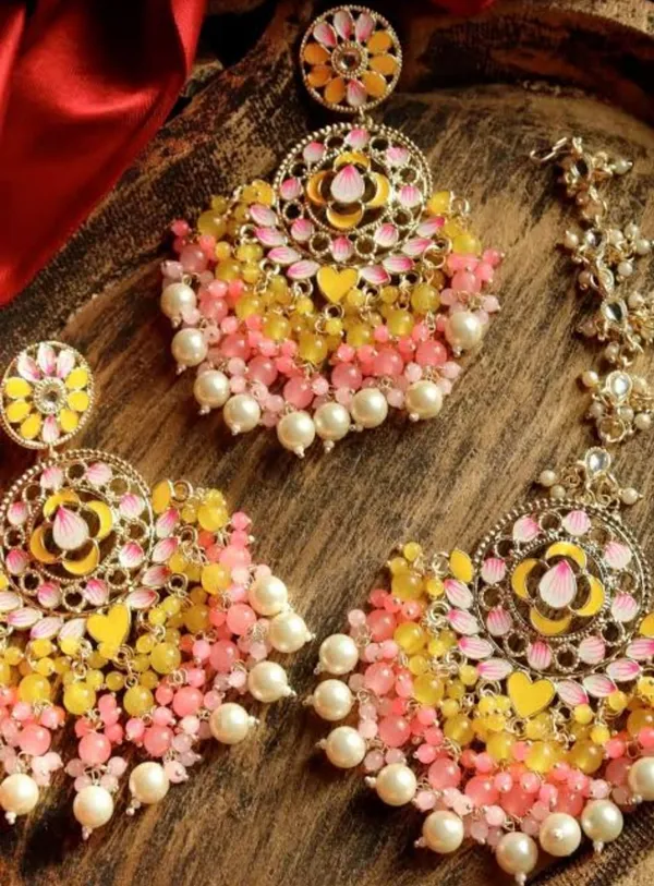 Yellow_Chandbali_Clip-on_Earring__For_Women