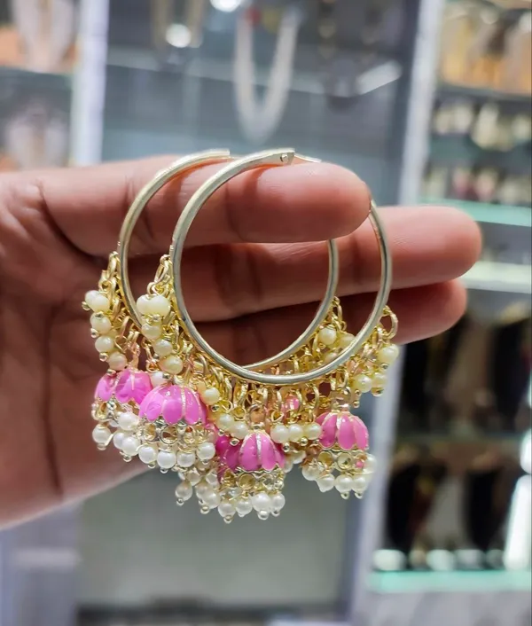 Gold_Chandbali_Clip-on_Earring__For_Women