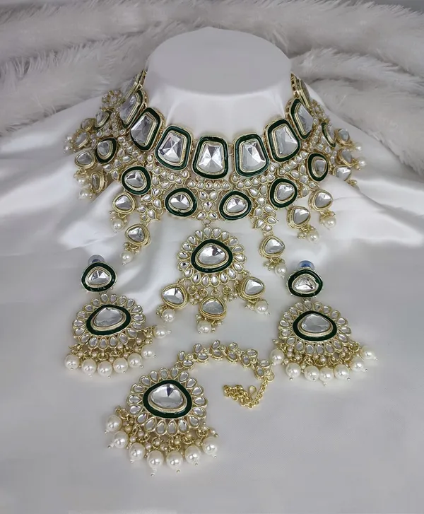 Gold-plated_Necklace__Earring_&_Maang_Tikka_Set__For_Women
