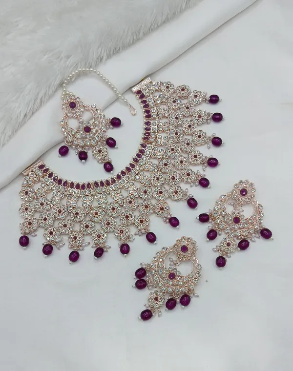 Gold-plated_Necklace__Earring_&_Maang_Tikka_Set__For_Women