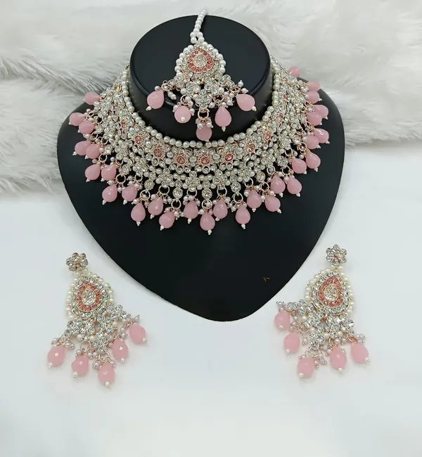 Gold-plated_Necklace__Earring_&_Maang_Tikka_Set__For_Women