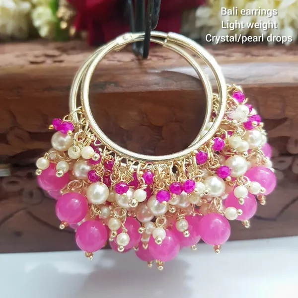 Pink_&_Gold__Alloy_Clip-On_Chandbali_Earrings_For_Women