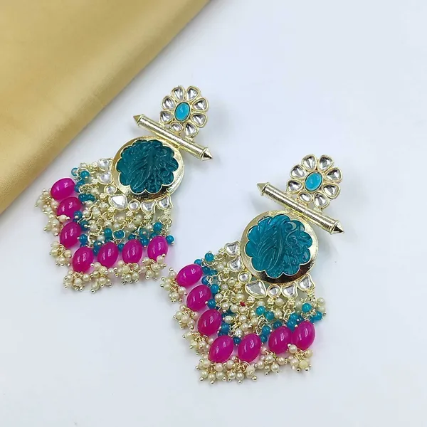 Purple__Alloy_Jhumka_Earrings_For_Women
