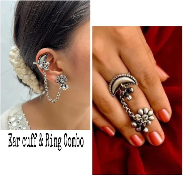 Silver__Alloy_Jhumka_Earrings_For_Women