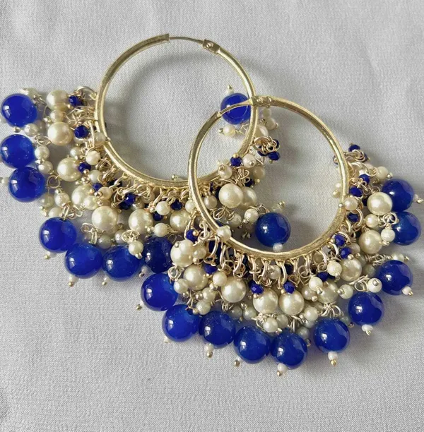 Blue__Alloy_Jhumka_Earrings_For_Women