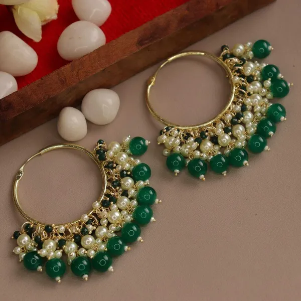 Green__Alloy_Jhumka_Earrings_For_Women