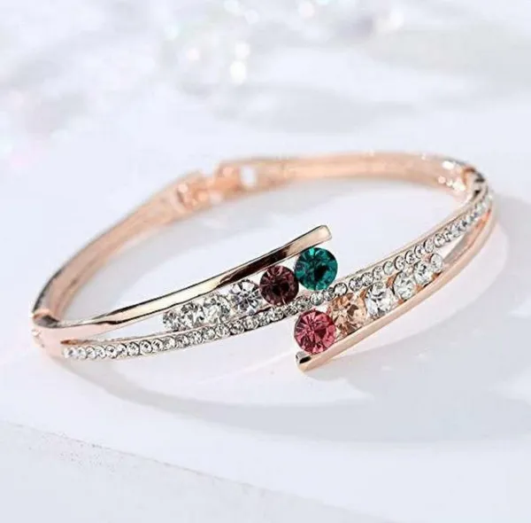 Rose_Gold_Premium__Alloy_Gold_Plated_Bracelet_For_Women