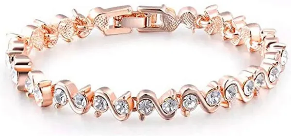 Rose_Gold_Premium__Alloy_Gold_Plated_Bracelet_For_Women