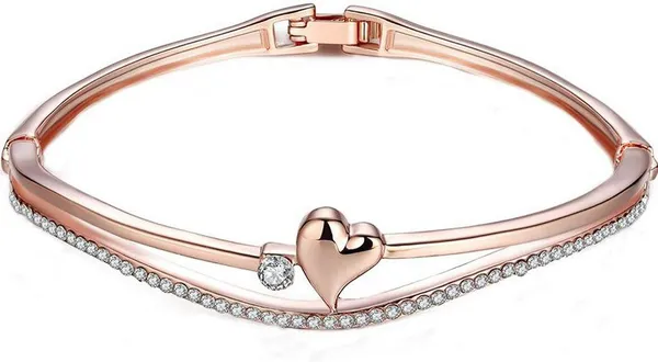 Rose_Gold_Premium__Alloy_Gold_Plated_Bracelet_For_Women