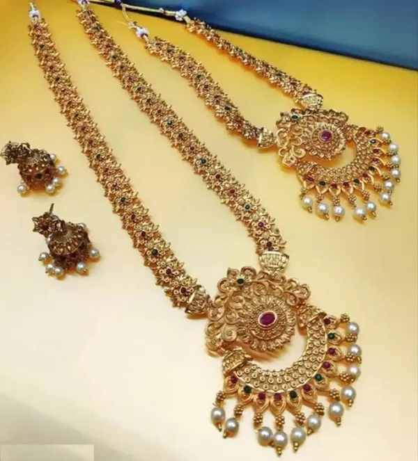 Gold_Premium_Alloy_Earrings_&_Necklace_Jewellery_Set_For_Women