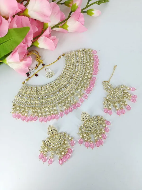 Pink_Premium__Alloy_Jewellery_Set_For_Women
