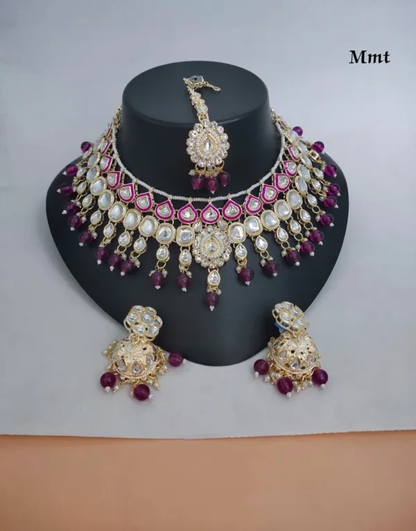 Turquoise_Premium_Alloy_Earrings_&_Necklace_Jewellery_Set_For_Women