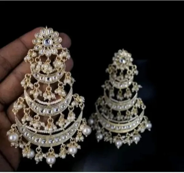 Silver__Brass_Jhumka_Earrings_For_Women