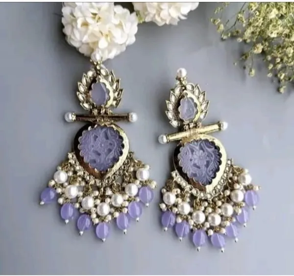 Purple__Brass_Jhumka_Earrings_For_Women